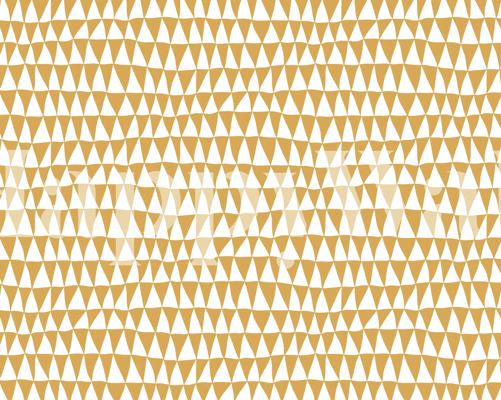Yellow triangles on white background geometric wallpaper