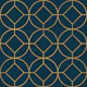 Art Deco Wall Teal