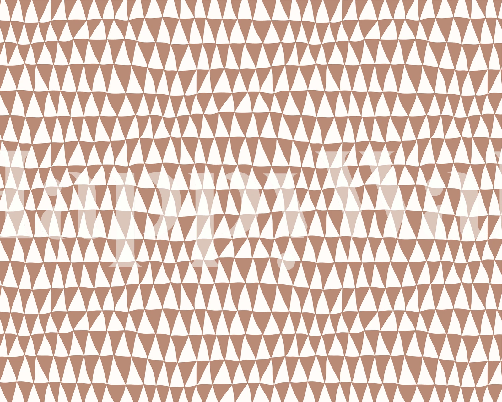Brown triangular pattern on white background geometric wallpaper