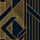 Blue and Gold Gatsby