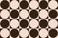 Mid Century Circles papel de parede