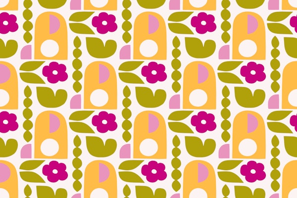 Mid Century Florals