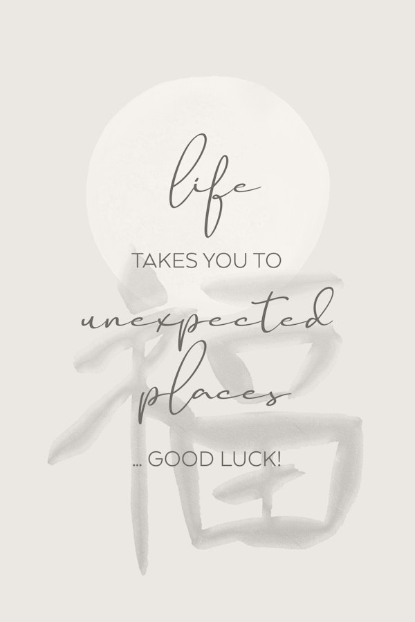 Good luck - Japandi Style