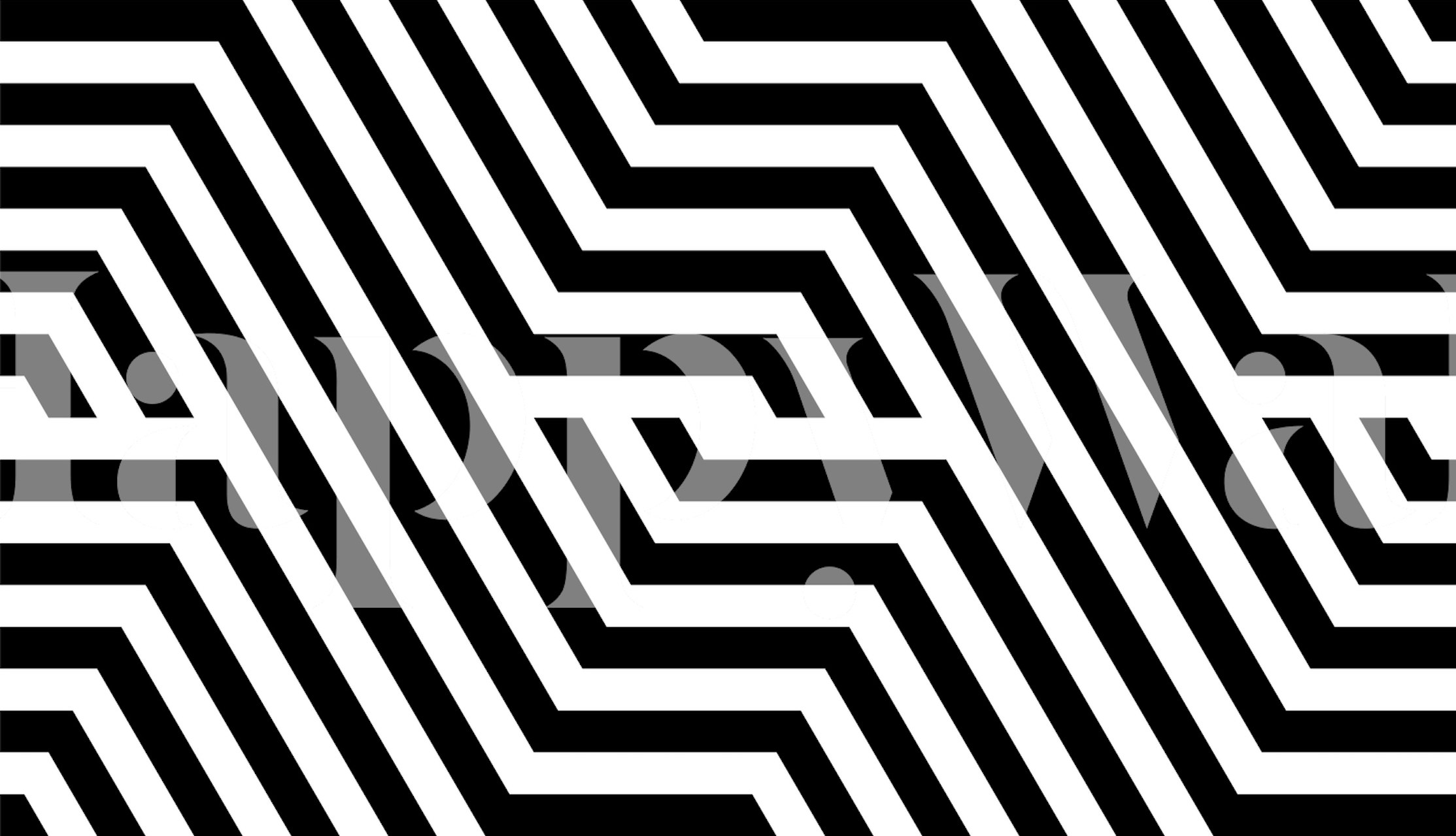 Tapeta Black striped lines u sobi