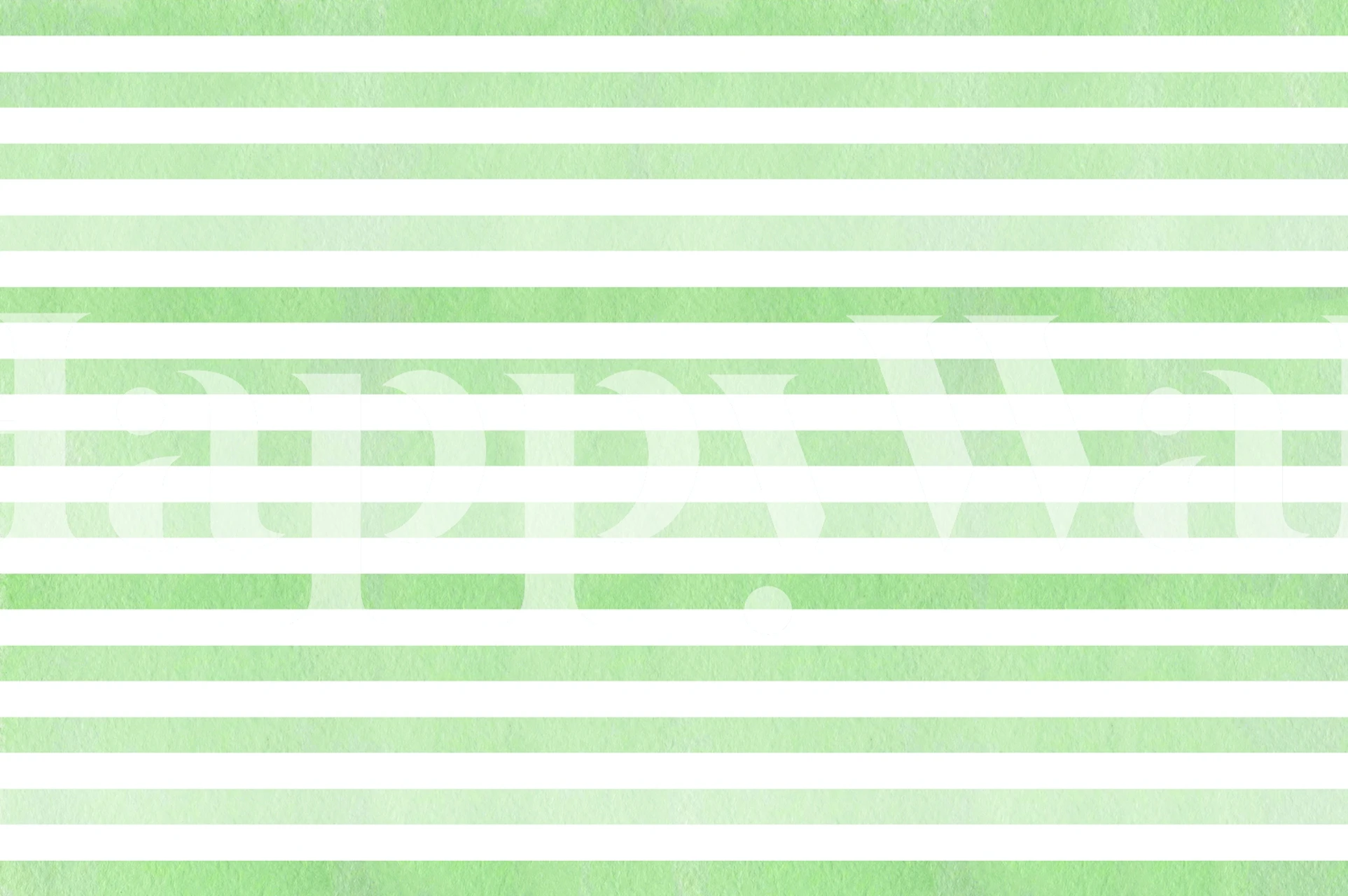 Mint Green Striped Papel pintado en la habitación