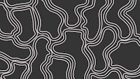 Mid Century Striped Shapes wallpaper