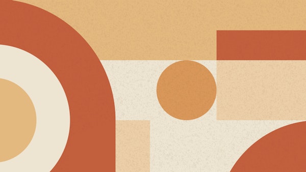 Mid Century Striped Geometry