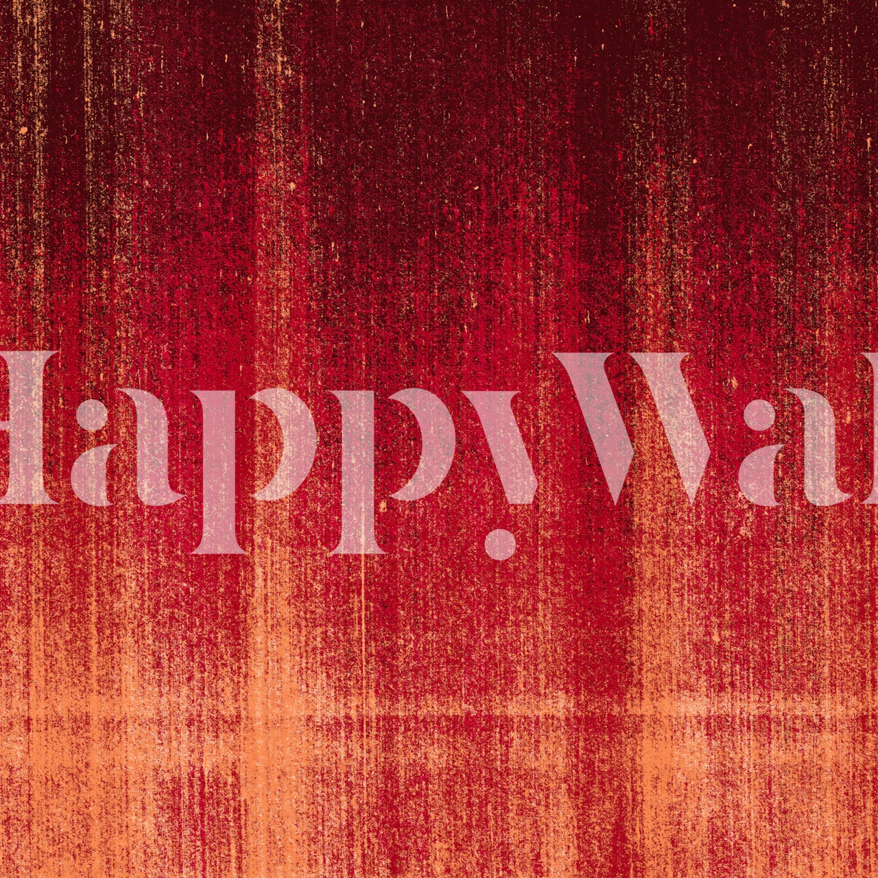 Scratches Six design de papel de parede em um quarto