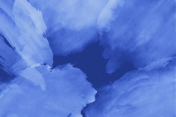 Indigo Watercolor Clouds