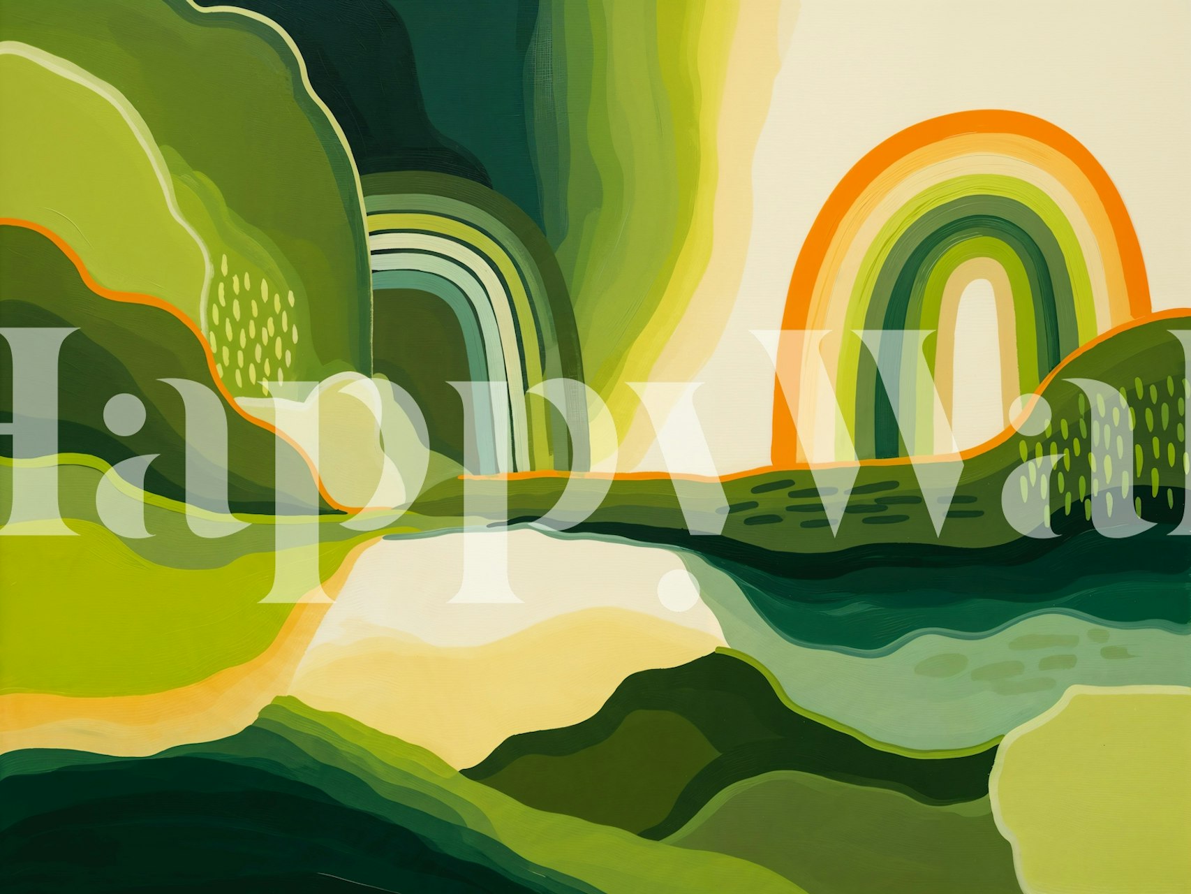 Tapeta Dream of Peace zobrazená v místnosti