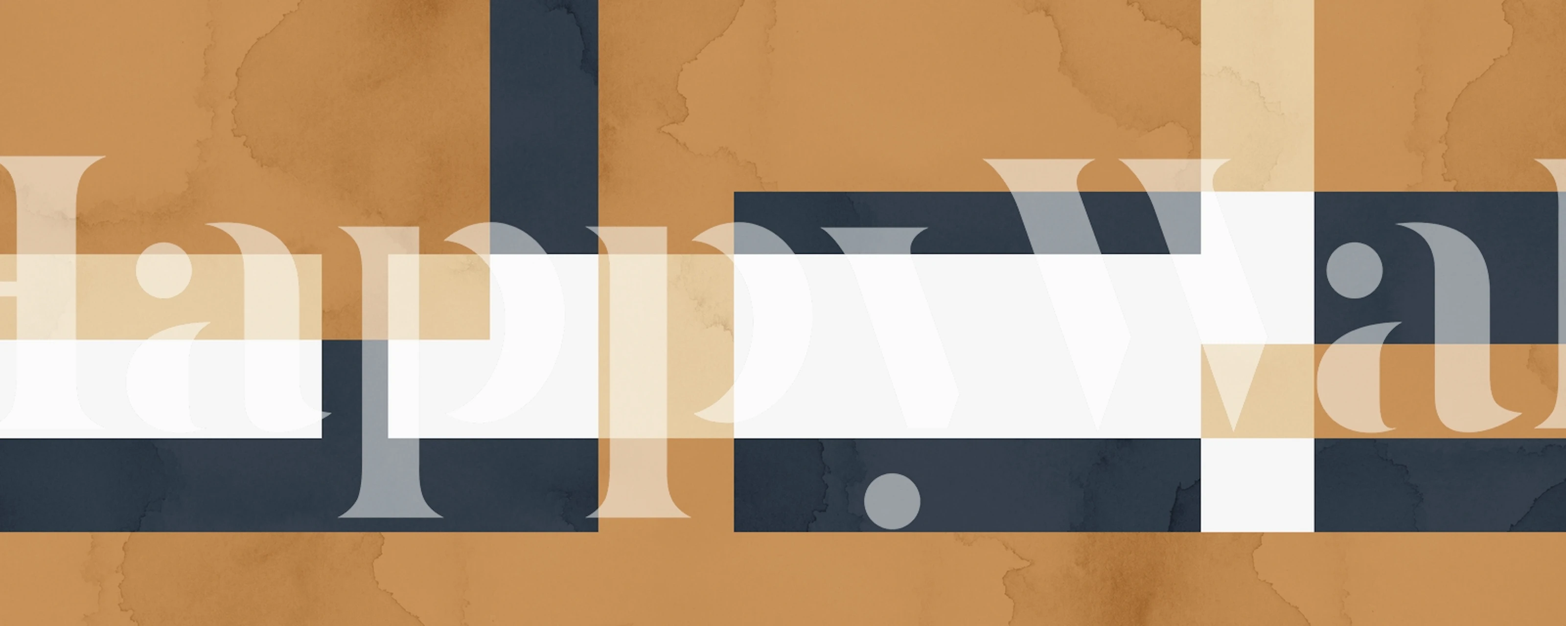 Papier peint Blue and brown gradient dans une pièce