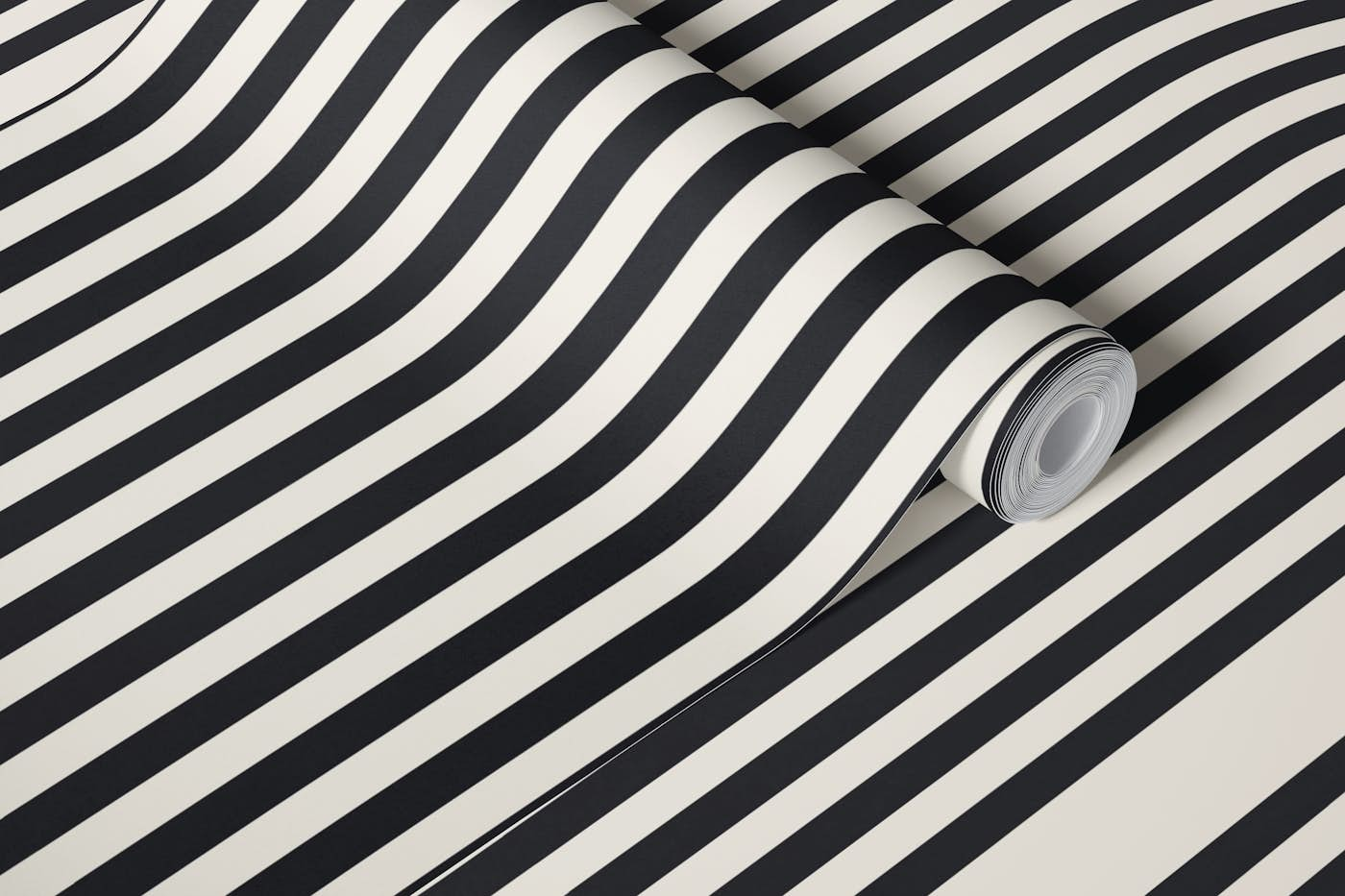 Wavy lines wallpaper roll