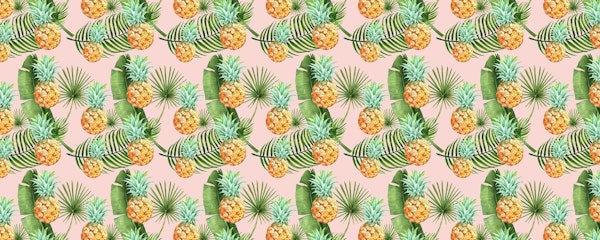 Troical pattern of pineapple I