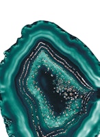 Teal Agate Rose Gold Glitter 1 papiers peint