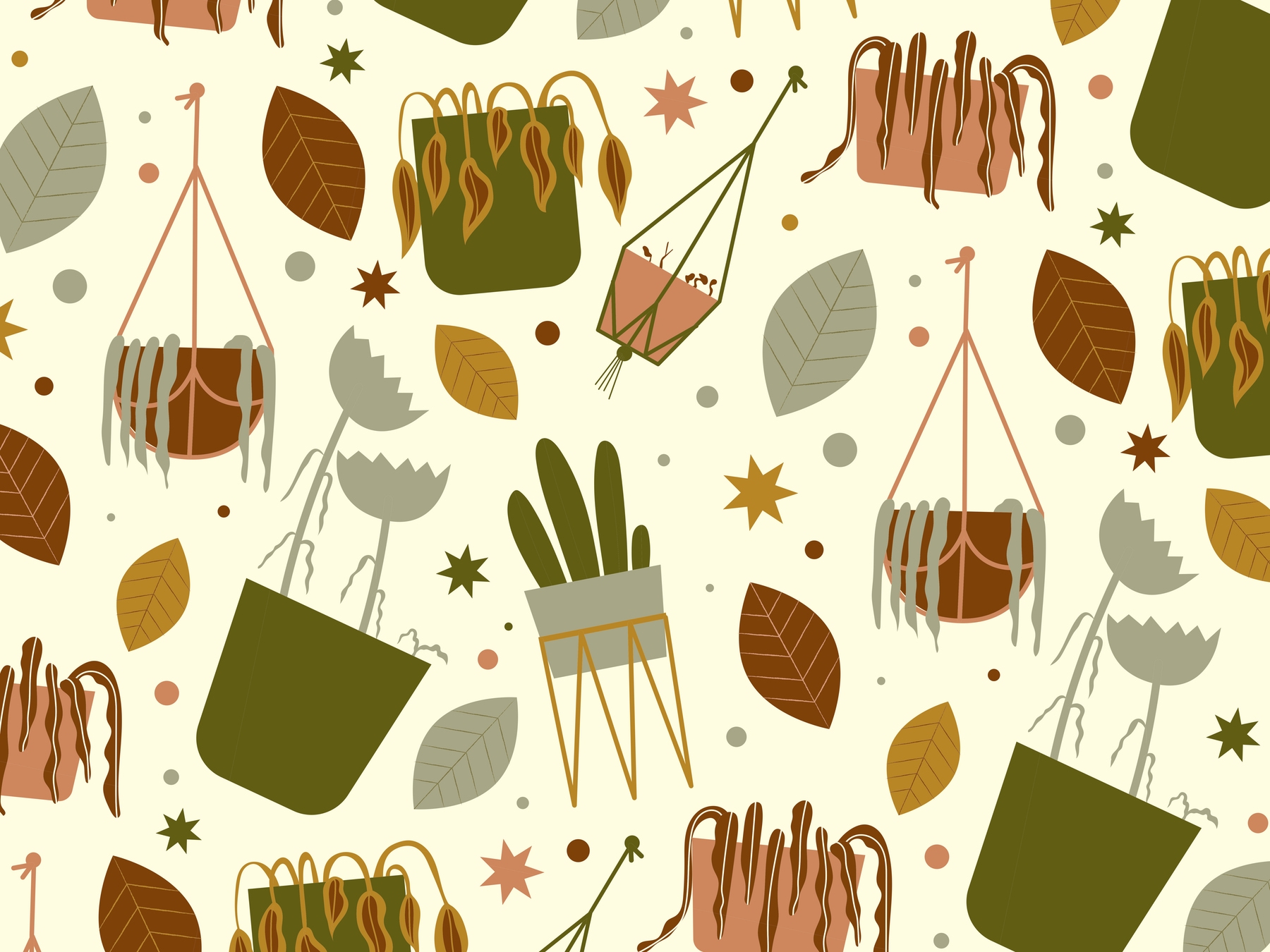 Bring Nature Indoors with Plant Lovers Wallpaper | Happywall