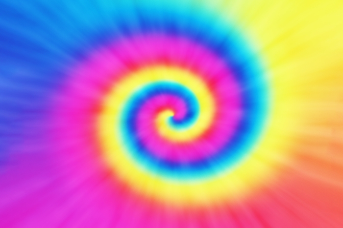 4 Tie dye psychedelic background images in the colour combination