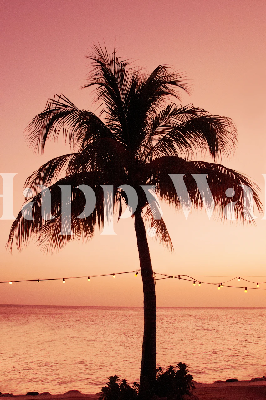 Vivid Palm Tree Dream 4 i et rum