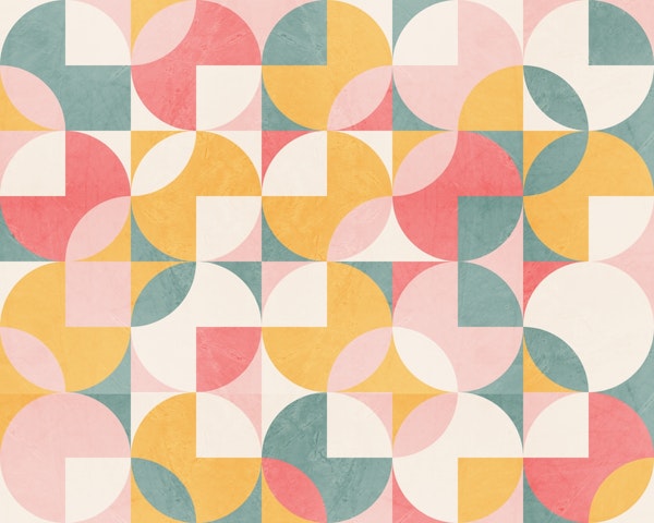 Colorful Mid Century Abstract