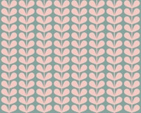 Mid Century Leaves Pattern papiers peint