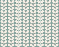 Mid Century Leaves Pattern 2 papiers peint