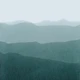 gradient mountainscape sage