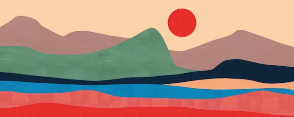 Undulating landscape I