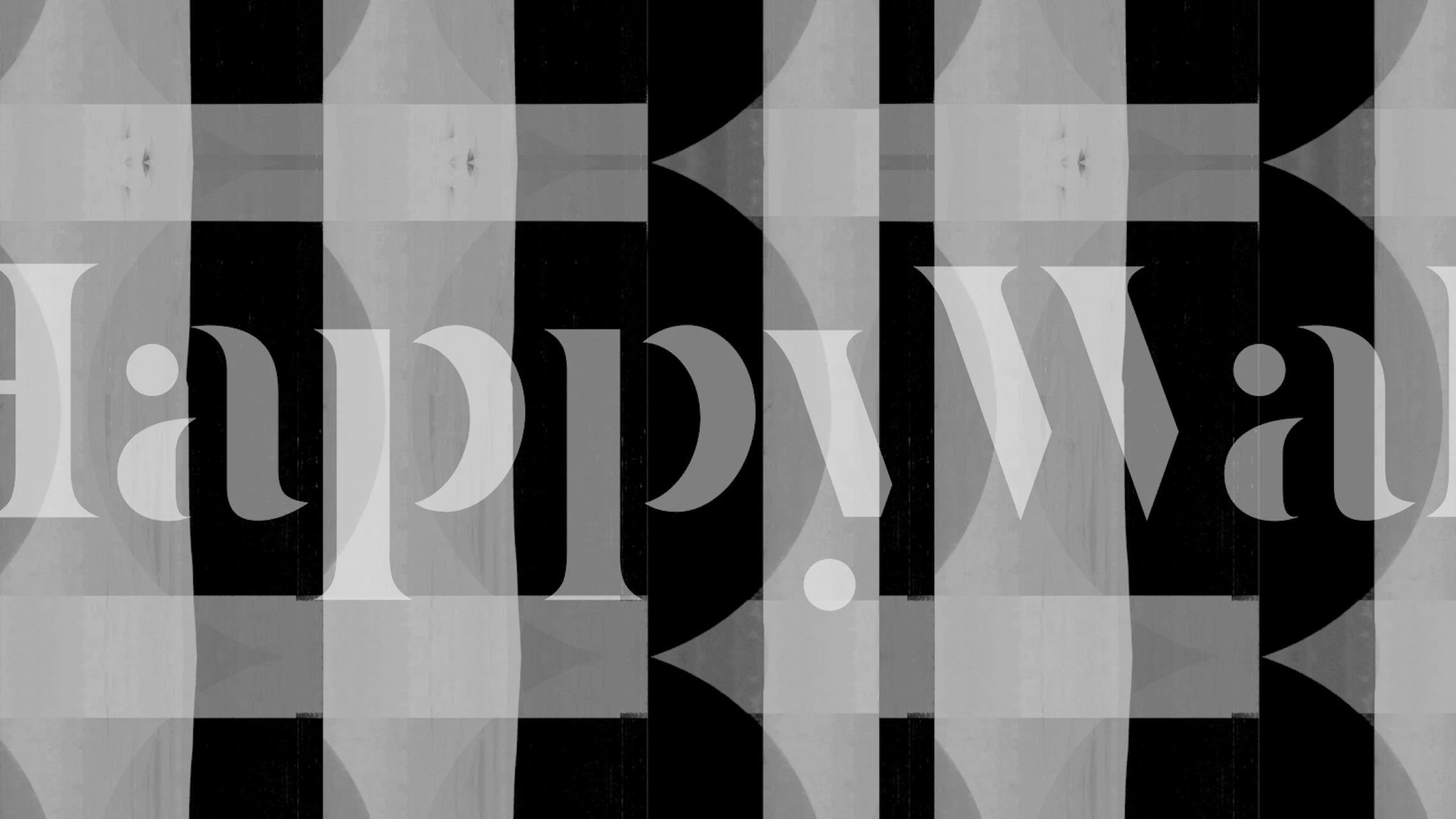 Mid Century Bauhaus Greys wallpaper in a room