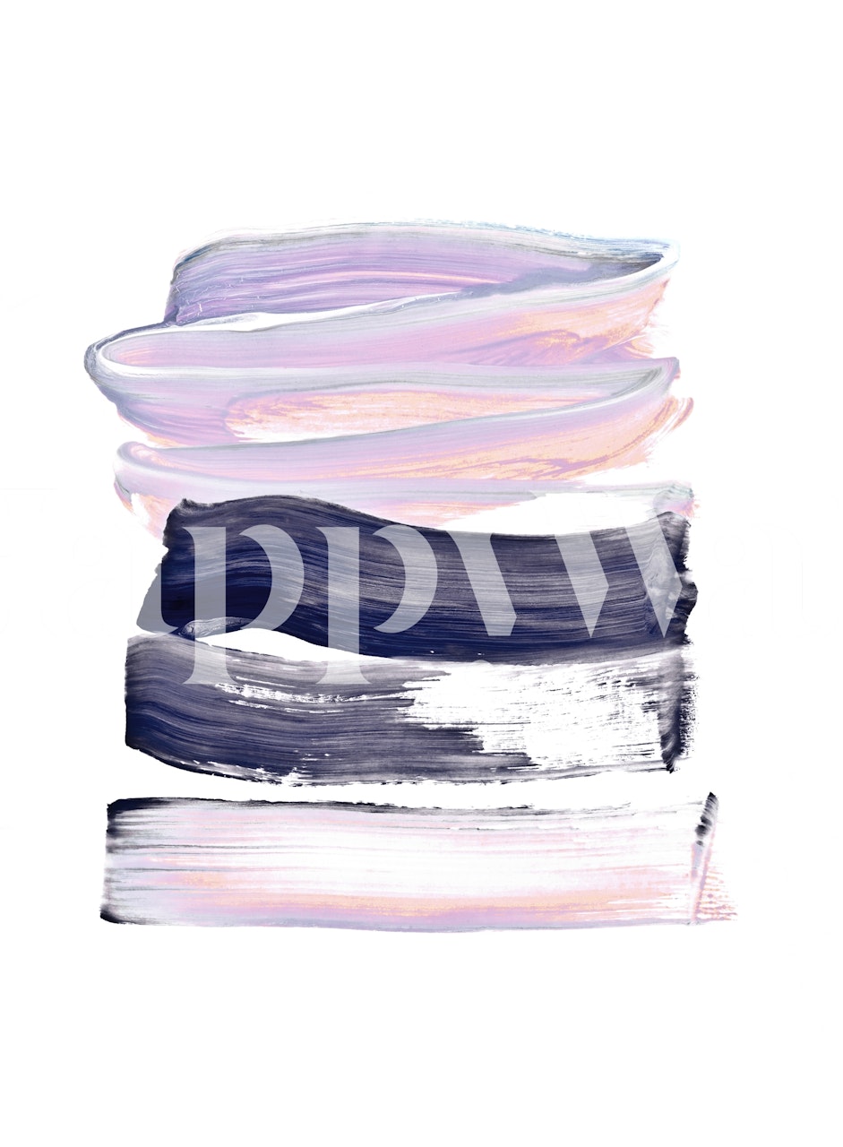 Αφηρημένη καλοκαιρινή παστέλ πινελιές τοιχογραφία τοίχου