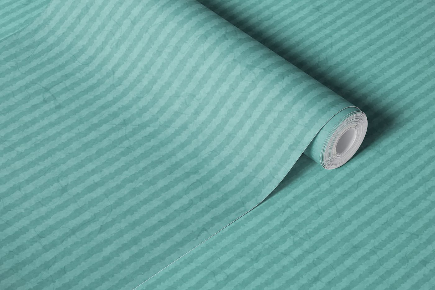 Mint Green Pin Stripes wallpaper roll