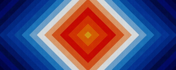 Blue and red gradient art