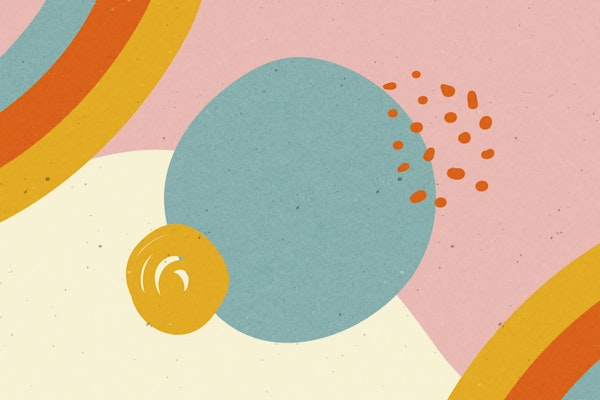 Retro Rainbow Pastel