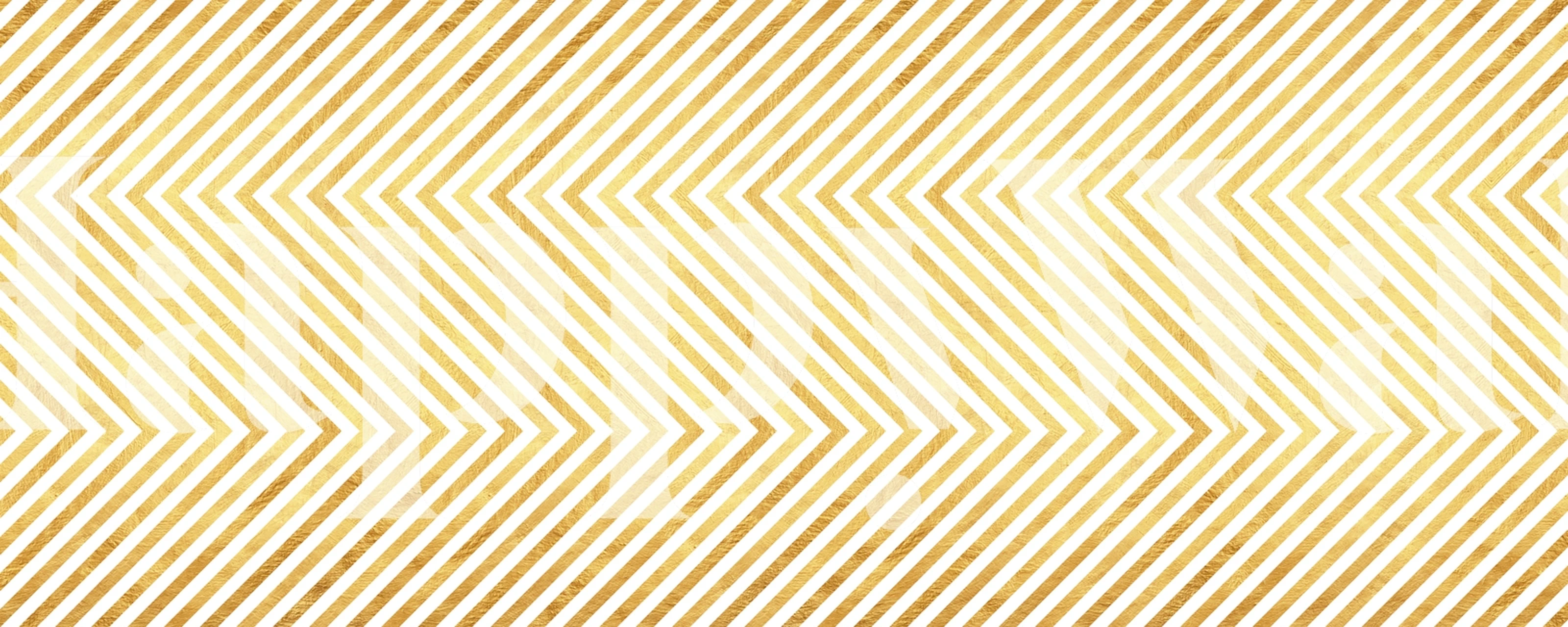 Golden lines II wallpaper in a room