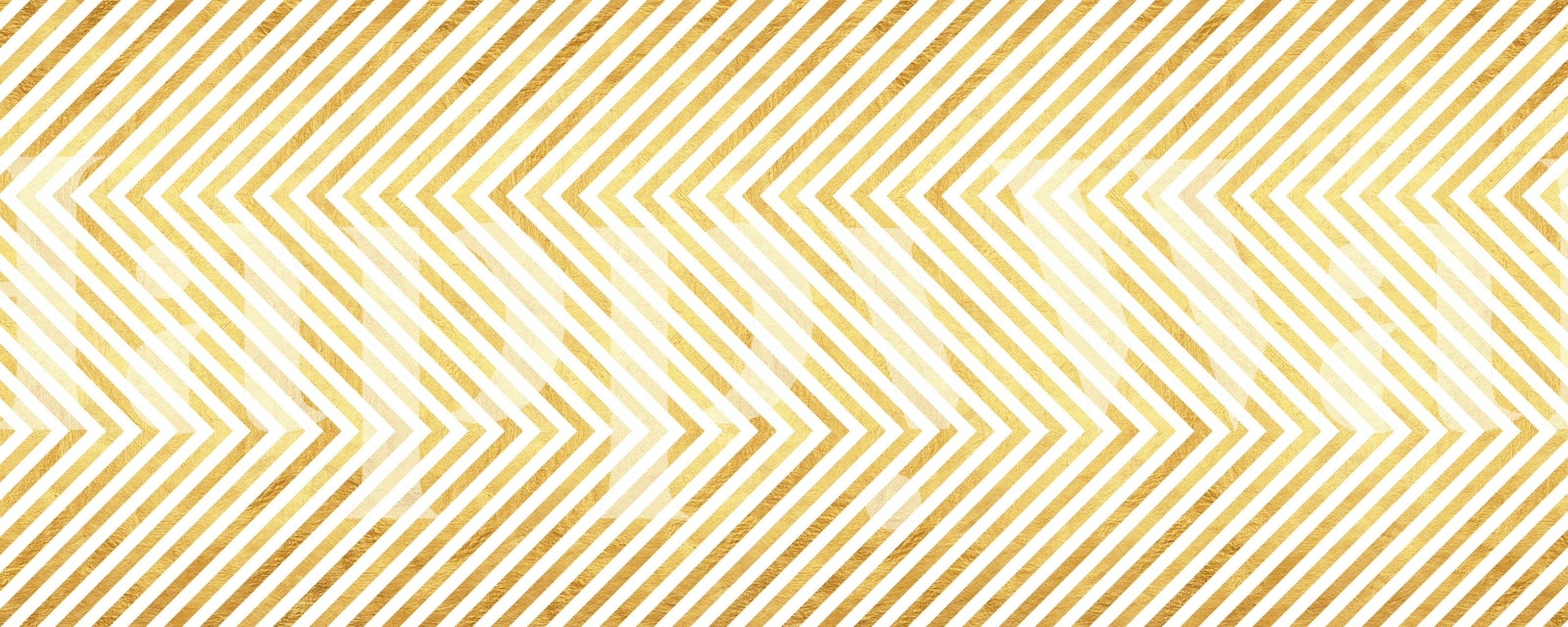 Papel de parede Golden lines II em um quarto