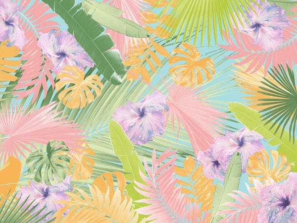 Pastel Summer Hibiscus 1