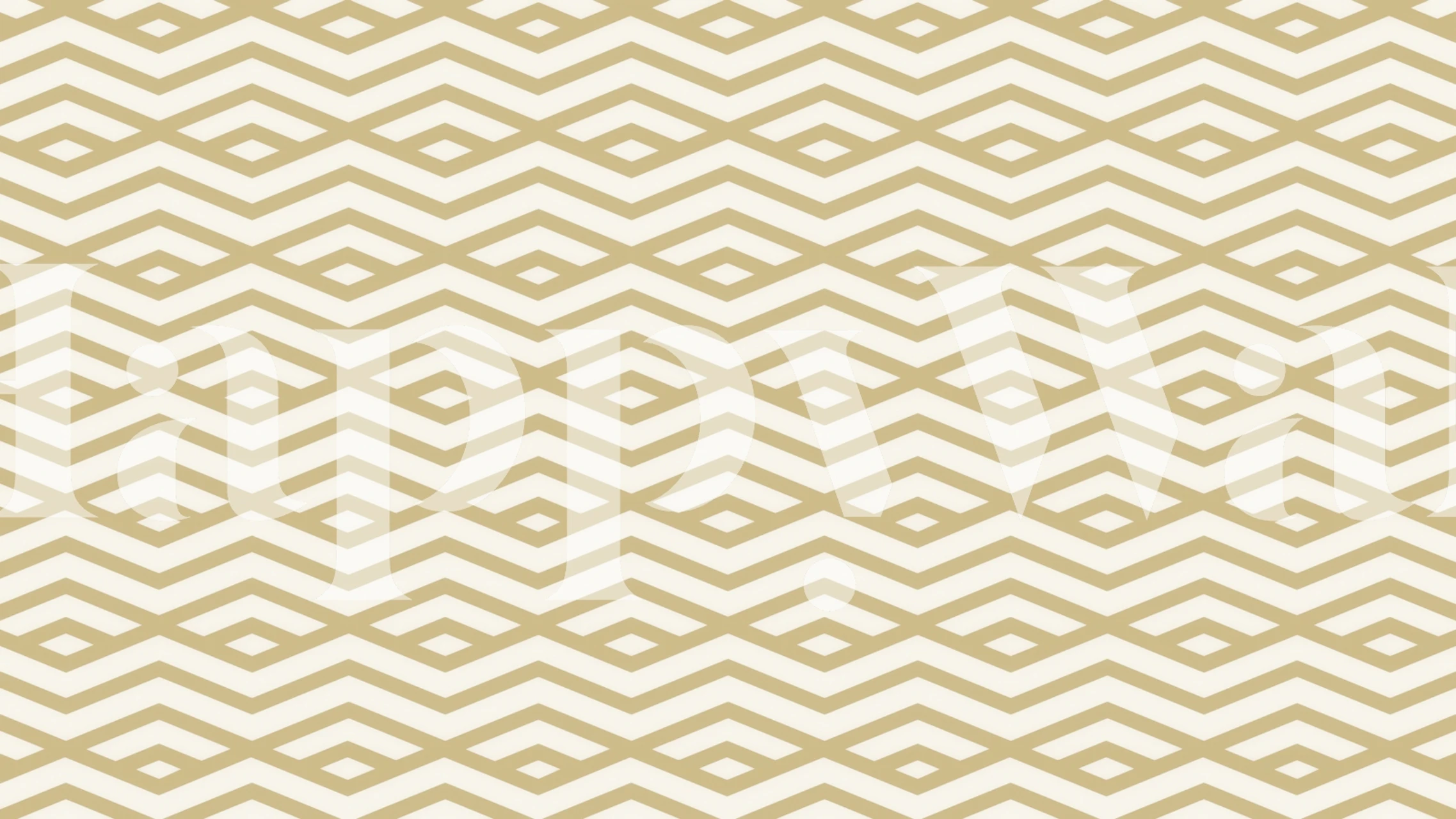 Beige geometric zigzag pattern wallpaper