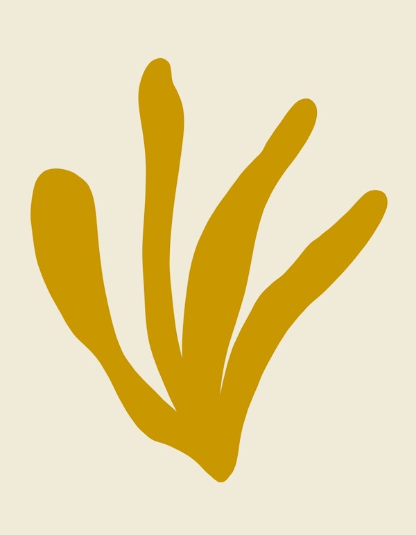 Abstract Botanical Leaf 1