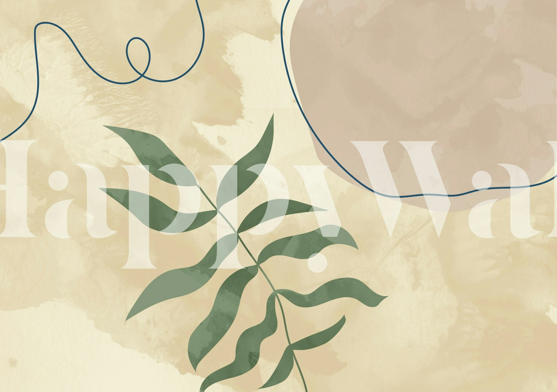 Mid Century Pastel Florals u sobi