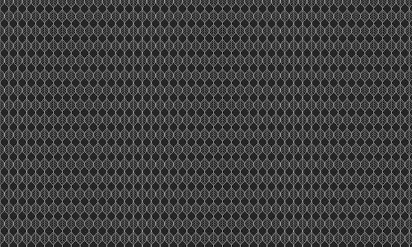 Art Deco Charcoal Leaves