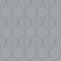 Soft Grey Leaves tapete