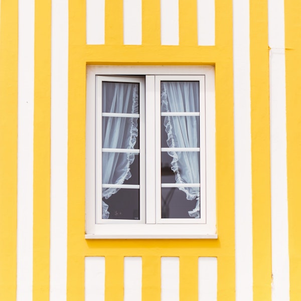 Yellow Stripes WIndow
