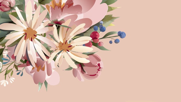 Pastel Floral Art