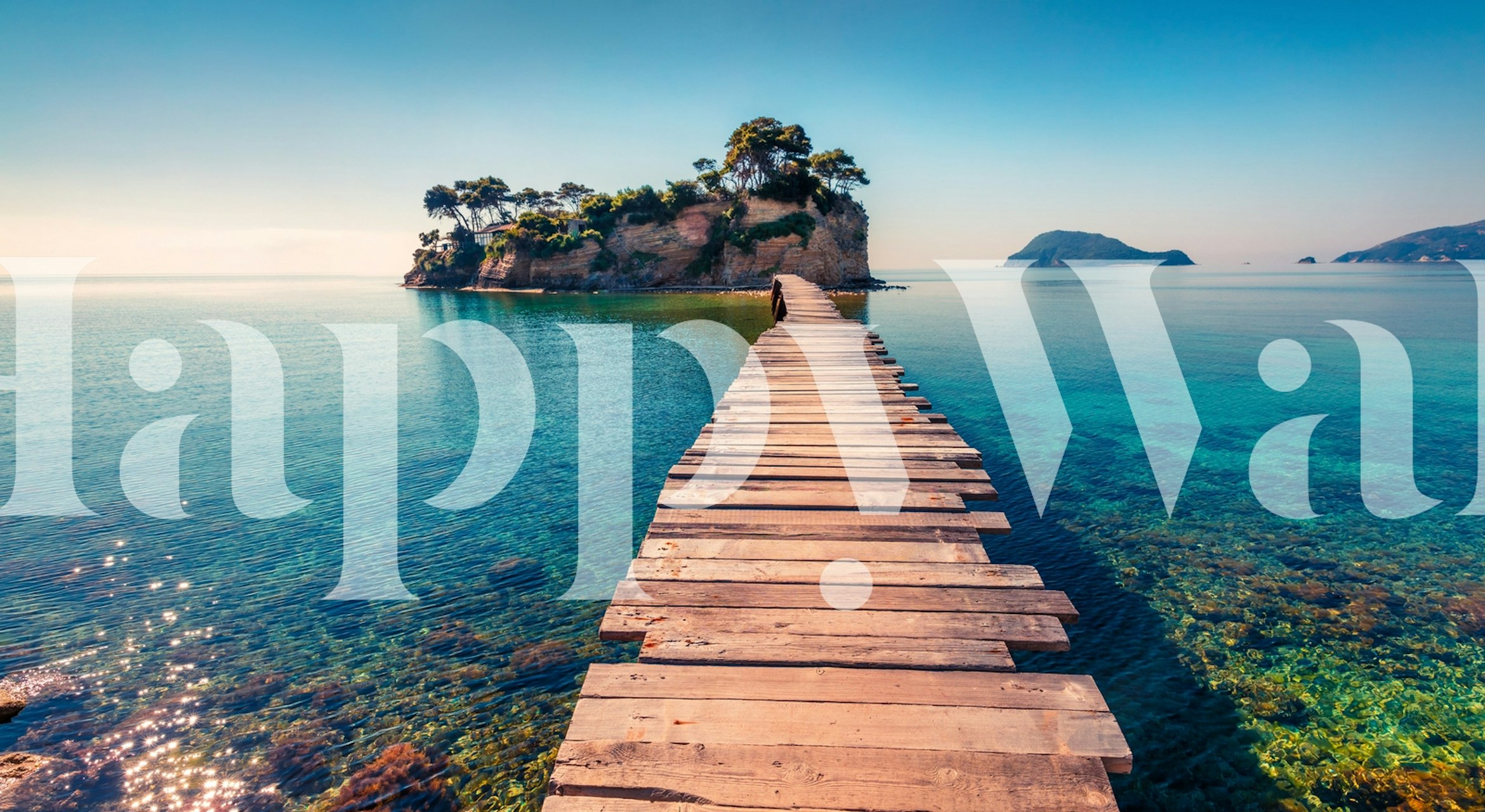 Ταπετσαρία Morning walk II σε ένα δωμάτιο