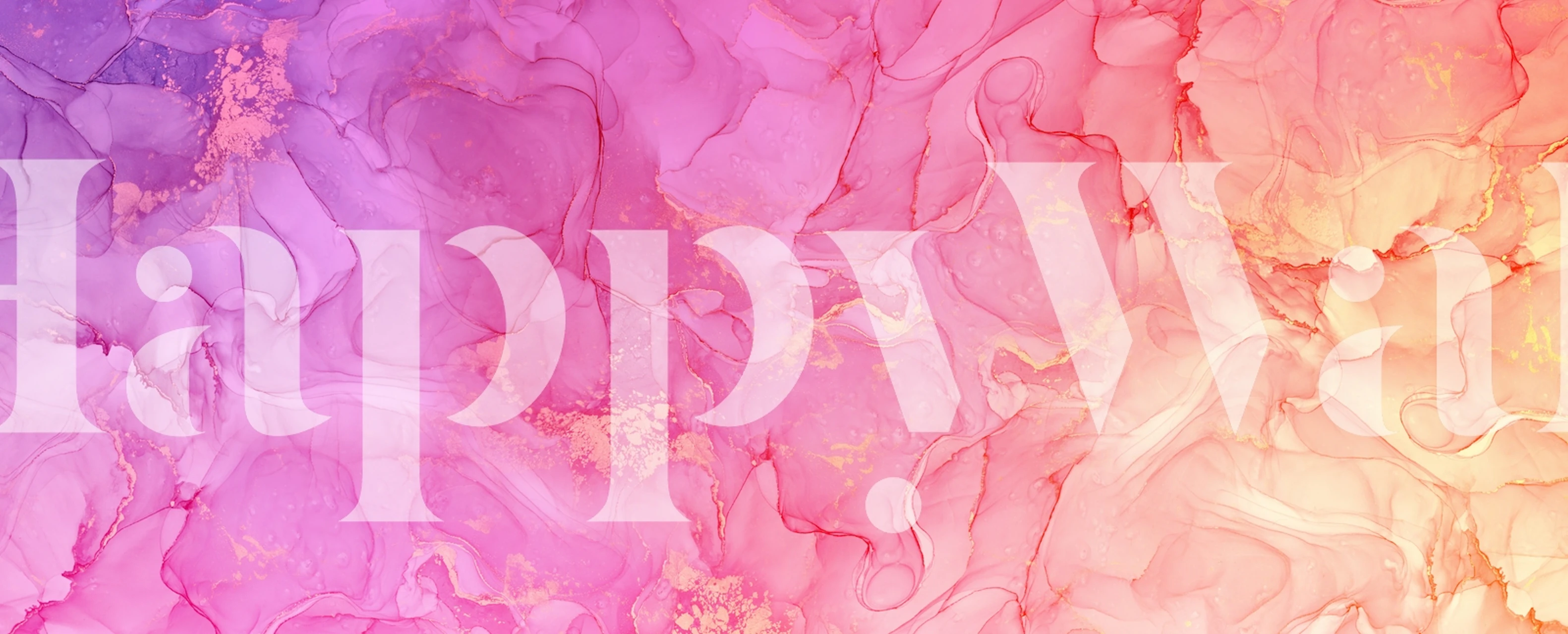 Abstract pink and purple ink swirls wallpaper