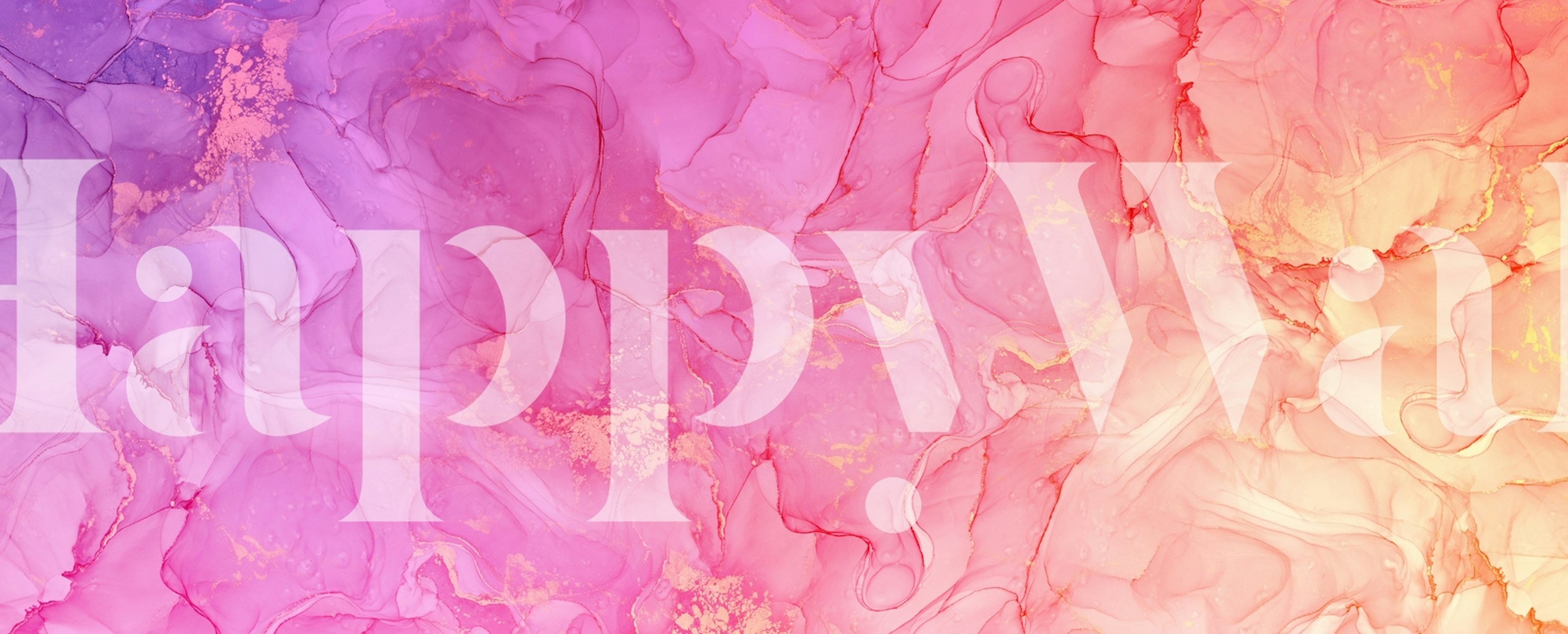 Abstract pink and purple ink swirls wallpaper