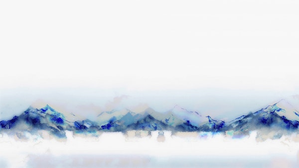 Pastel Watercolor Landscape