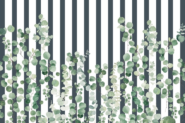 Botanical Stripes Navy