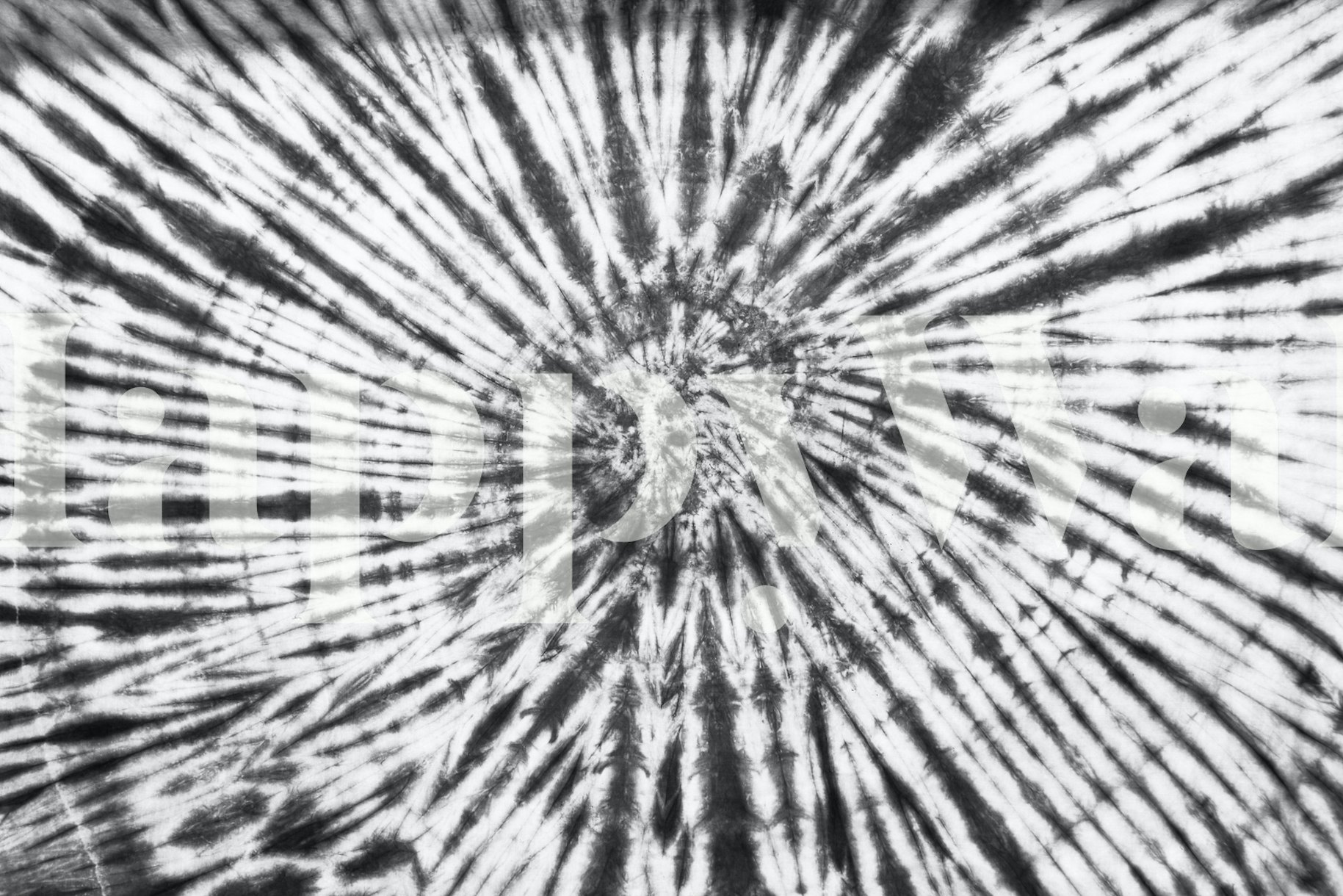 Tie Dye Black and White Wallpaper - Shop Now on Happywall
