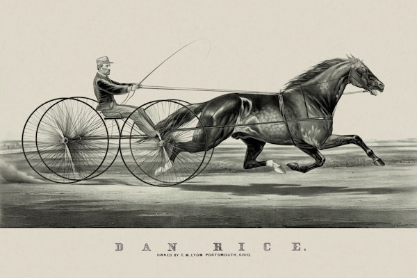 Horse Race Historic Art