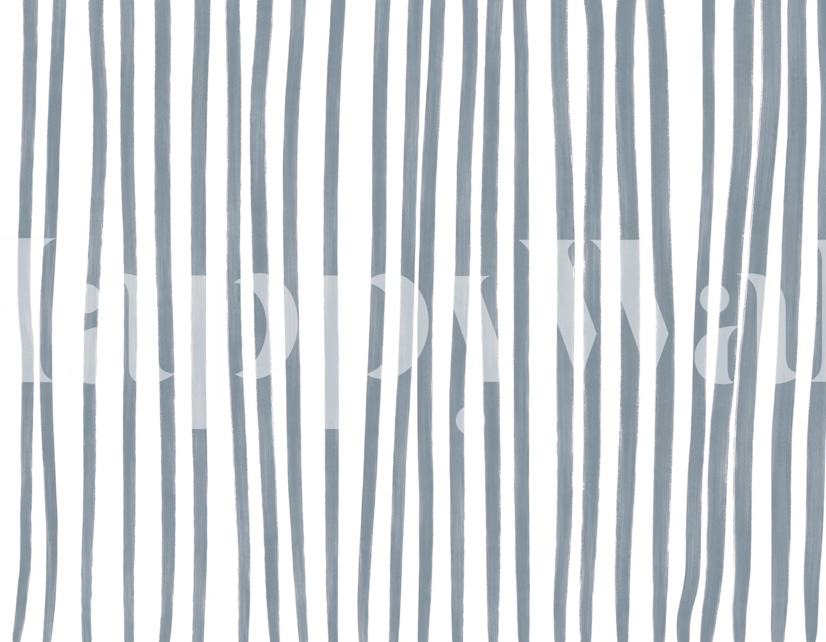 Grey and white striped wallpaper with modern design