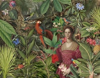 Baroque Jungle Paradise behang